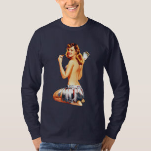 BOMBSHELL BAD GIRLS Retro Pin-Ups T-shirt