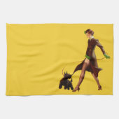 BOMBSHELL BAD GIRLS Retro Pin-Ups Theedoek (Horizontaal)