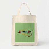 Bombshell Betty Fly: Tote Bag (Voorkant)