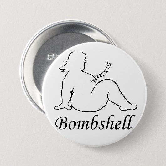 Bombshell Button (Voorkant /achterkant)