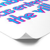 Bombshell Has Entered The Villa Funny Got A Text C Poster (Hoek)