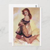 Bombshell omhoog draaien briefkaart (Voorkant / Achterkant)