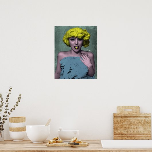 Bombshell POP Art Poster (Keuken)