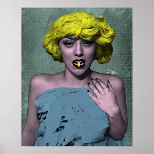 Bombshell POP Art Poster (Voorkant)