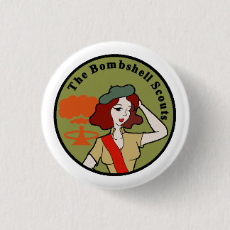 Bombshell Scout logo badge Ronde Button 3,2 Cm