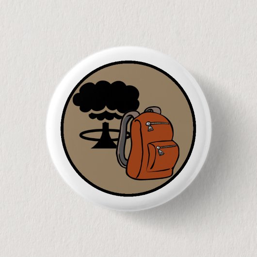 Bombshell Scouts Bugout Bag Merit Badge Ronde Button 3,2 Cm (Voorkant)