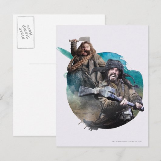 Bombur en Bofur Briefkaart (Voorkant / Achterkant)