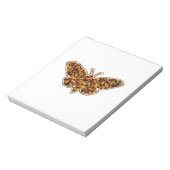 Bombyx Mori Silk Moth Life Cycle Silhouette Notitieblok (Linkerzijde)