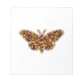 Bombyx Mori Silk Moth Life Cycle Silhouette Notitieblok (Voorkant)