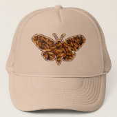 Bombyx Mori Silk Moth Life Cycle Silhouette Trucker Pet (Voorkant)