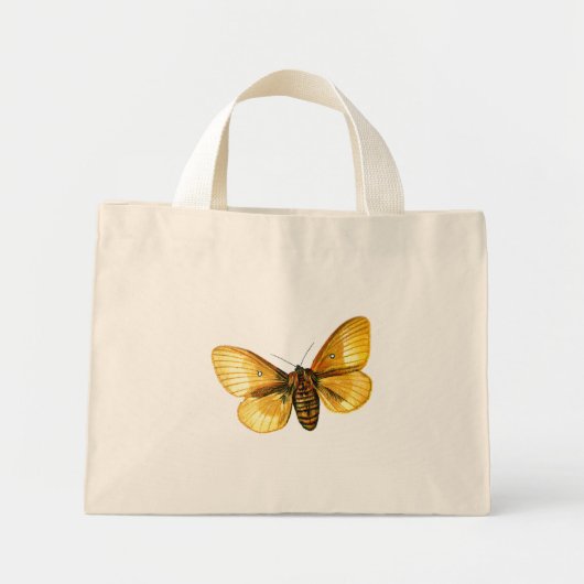 Bombyx quercus vrouw mini tote bag (Voorkant)