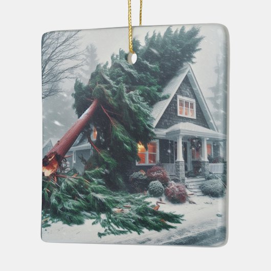 Bomcycloon 1-Ornament Keramisch Ornament (Links)