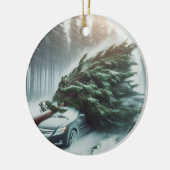 bomcycloonauto keramisch ornament (Links)