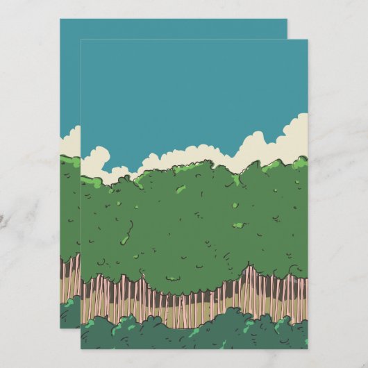 Bomen (Voorkant / Achterkant)