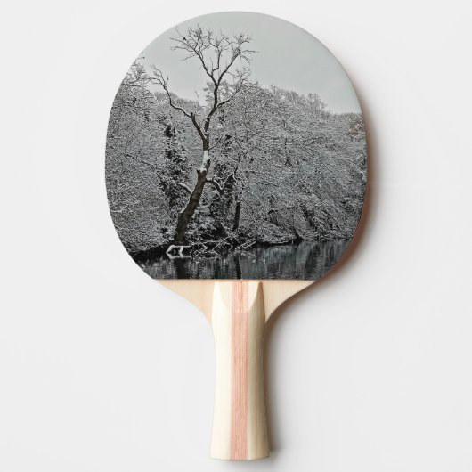 Bomen, aan het water tafeltennisbatje (Voorkant)