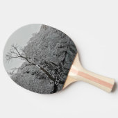 Bomen, aan het water tafeltennisbatje (Zijkant)