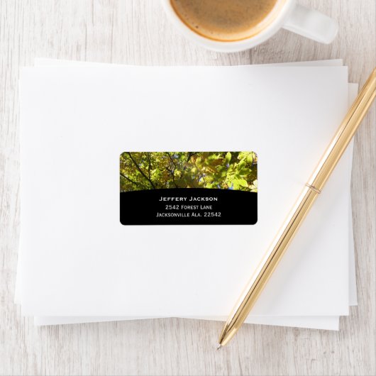 Bomen Adresetiketten Etiket (Insitu)