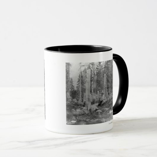 Bomen afgesneden door Donner Party Mok (Voorkant rechts)