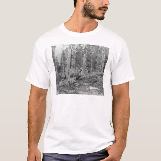 Bomen afgesneden door Donner Party T-shirt (Voorkant)