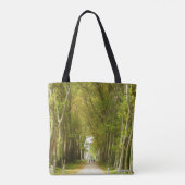 Bomen All-Over-Print Canvas tas (Achterkant)