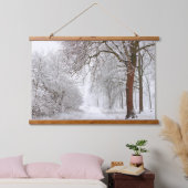 Bomen-alley | Stupinigi Parc, Italië Hangend Wandkleed (Slaapkamer)