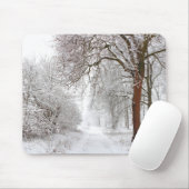 Bomen-alley | Stupinigi Parc, Italië Muismat (Met muis)