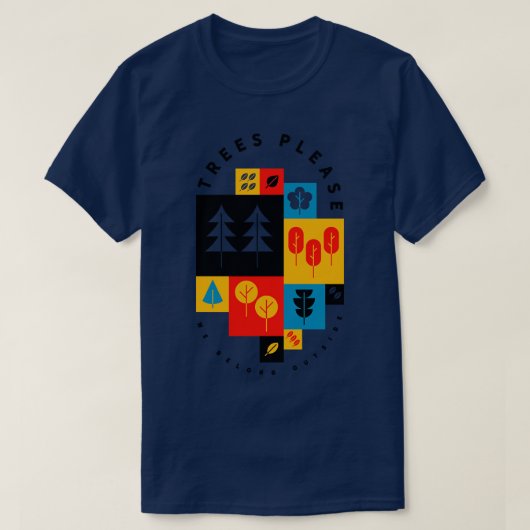 Bomen Alsjeblieft T-shirt (Design voorkant)
