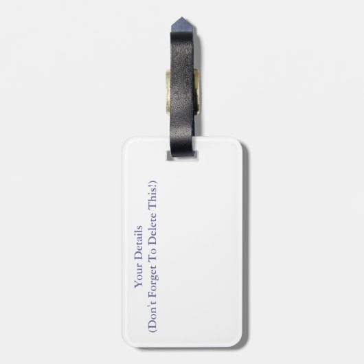 BOMEN BAGAGELABEL (Achterkant verticaal)