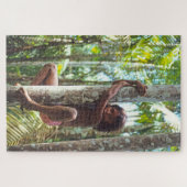 Bomen beklimmen. legpuzzel (Horizontaal)