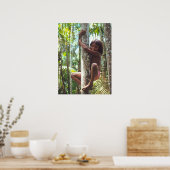 Bomen beklimmen. poster (Keuken)