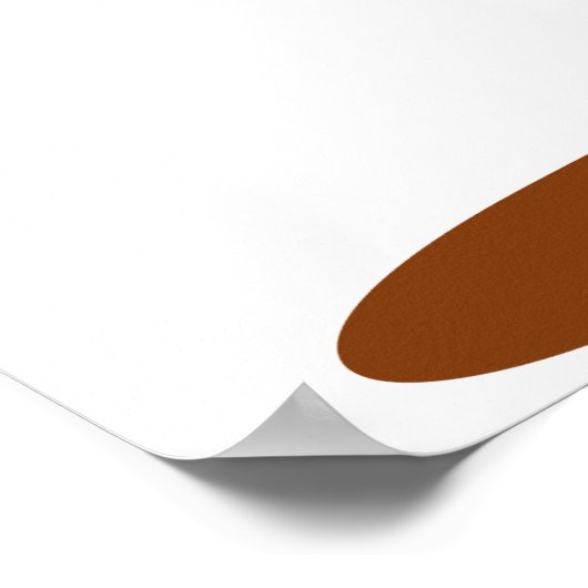 Bomen besparen Poster op aarde (Hoek)