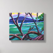 Bomen bij Thousand Peaks Canvas Afdruk (Voorkant)