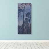 Bomen bij Twilight (door Edward Robert Hughes) Canvas Afdruk (Insitu (Houten vloer))