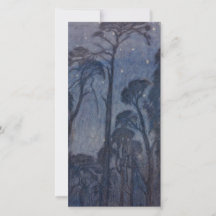 Bomen bij Twilight (door Edward Robert Hughes)