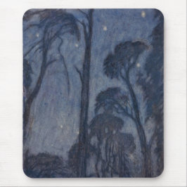 Bomen bij Twilight (door Edward Robert Hughes) Muismat