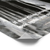 Bomen Black White Gold Rumi Value-Poster Poster (Hoek)