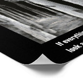 Bomen Black White Gold Rumi Value-Poster Poster (Hoek)