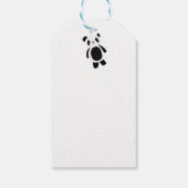 Bomen, Bloemen en Panda-Beren Cadeaulabel (Achterkant)