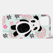 Bomen, Bloemen en Panda-Beren Case-Mate iPhone Case (Achterkant (horizontaal))