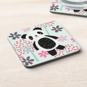 Bomen, Bloemen en Panda-Beren Drankjes Onderzetter (Linkerzijde)