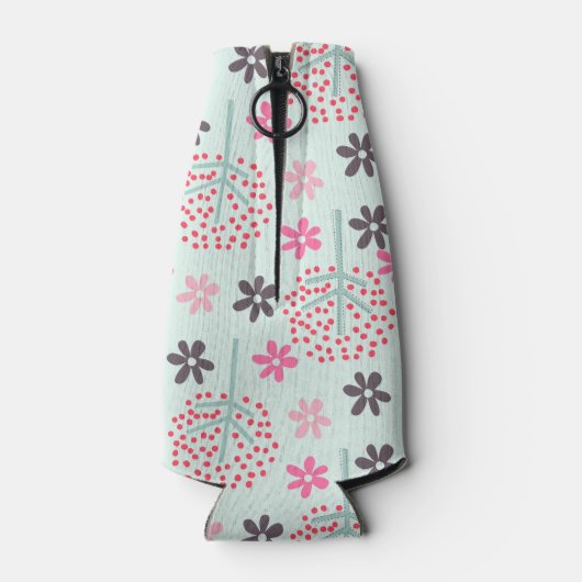 Bomen, Bloemen en Panda-Beren Flesjeskoeler (Achterkant)