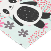 Bomen, Bloemen en Panda-Beren Korte Tafelloper (Hoek)