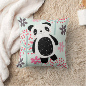 Bomen, Bloemen en Panda-Beren Kussen (Deken)