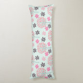 Bomen, Bloemen en Panda-Beren Lichaamskussen (Achterkant (Verticaal))