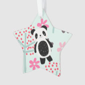 Bomen, Bloemen en Panda-Beren Ornament (voorkant)
