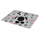 Bomen, Bloemen en Panda-Beren Snijplank (Hoek)