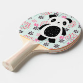 Bomen, Bloemen en Panda-Beren Tafeltennisbatje (Voorkant Gekanteld)