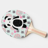 Bomen, Bloemen en Panda-Beren Tafeltennisbatje (Zijkant)