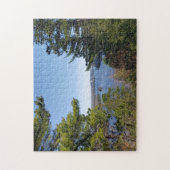 Bomen Blue Sky Water Jigzaag Puzzle Legpuzzel (Verticaal)