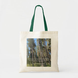 Bomen Bos Bossen Thoreau Inspirerend Quote Tote Bag